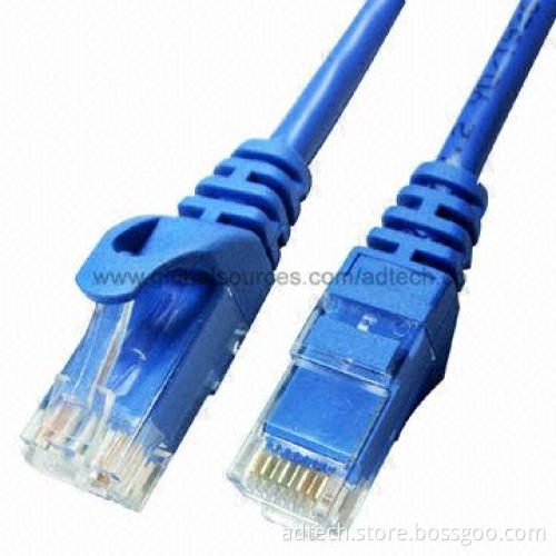 UTP CAT5e Patch Cords, Molded UL-approved in PVC